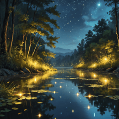 Beautiful Glow of Fireflies