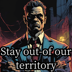 Warning from the comic-style Mafia2