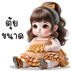 Carrot cute girl (Kum-muang)