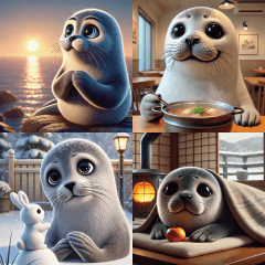 Adorable Seal Stickers 2