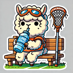 Enjoy Lacrosse! Alpaca LINE Stickers4