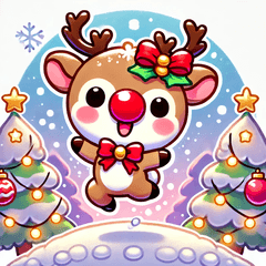 Christmas Animal Stickers