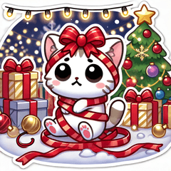 Christmas Animal Stickers2