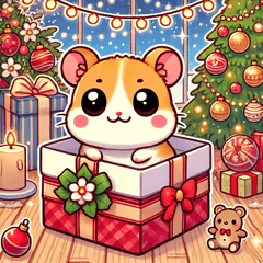 Christmas Animal Stickers3