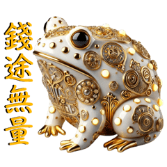 golden toad auspicious