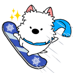 Laid-back Westie(Winter)