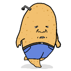 The daily life of a nailed potato man