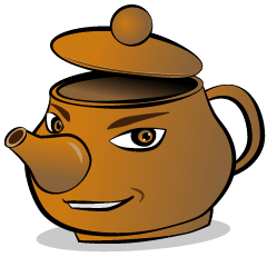 A teapot that symbolizes good fortune