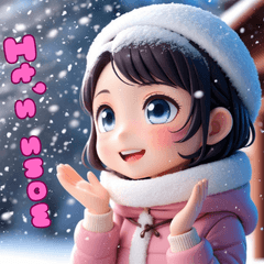 Snow Smile japan Girl