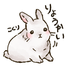 Rabbit Totoro Sticker