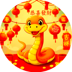 2025 Snake for Chinese new year