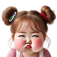 Chubby Funny face girl35 mini