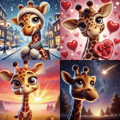 Winter Giraffe Adventures