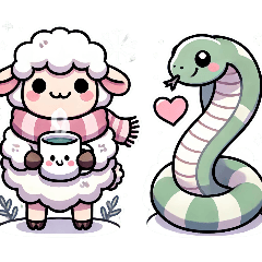 Lost Sheep and Snake New Year Collection