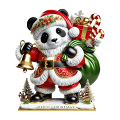 Christmas Panda A