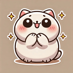 Cute Cat Sticker Set MT