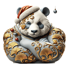 Christmas Strong Panda