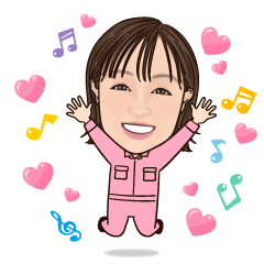 Keiko's greeting sticker