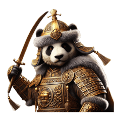 mongolian warrior panda 1