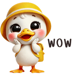 Playful white Duck (ENG)