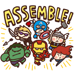 MARVEL ลายเส้น Kanahei น่ารักปุ๊กปิ๊ก♪