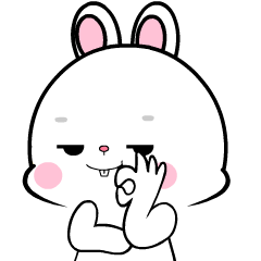 Lovely Rabbit 12 : Effect Stickers – LINE stickers | LINE STORE