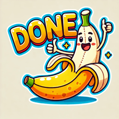 Clumsy Banana Stickers@SFW