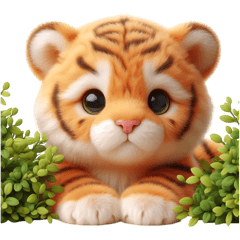 Evy, the cute little tiger cub