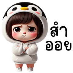 Penguin cute girl (THAI)