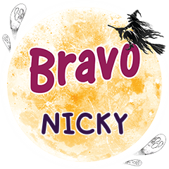 NICKY Bravo One word e