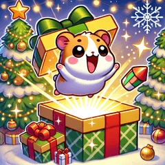 Christmas Animal Stickers7