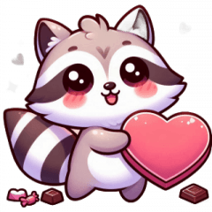 Raccoon Loves Flirting