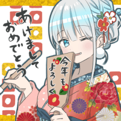 Silver Haired Girl(New Year)