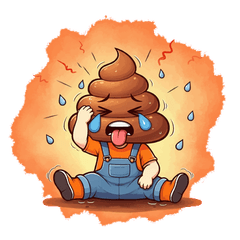 Funny Poo Character Stickers!