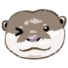 Asian Small Clawed Otter Sticker 2025