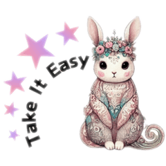 Fairy-tale Animal Daily Stickers Eng.