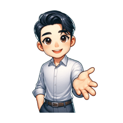 Korean Charm Handsome Cartoon Guy