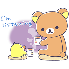 Dozing off with you, Rilakkuma