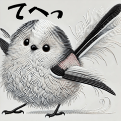 Fluffy Long-tailed Tit Delight