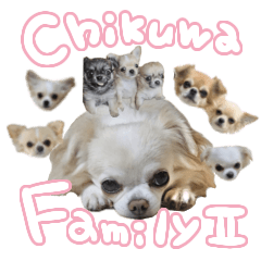 CHIKUWA Family sticker 2