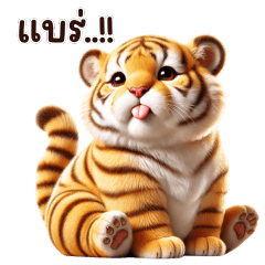 Bokbak Cute chubby tiger