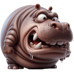 Furious Hippo, Not Happy