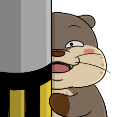 Fat Otter reply sticker