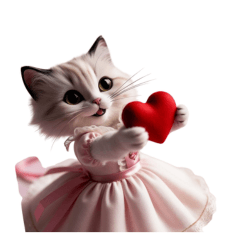 Cute Cat in a Dress: Minuet English