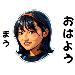 mau-san's sticker by Tsukusuta wApZ