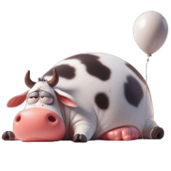 Funny Calf Expression Stickers