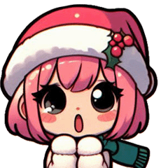 Pink Xmas Girls: Cute & Fun!