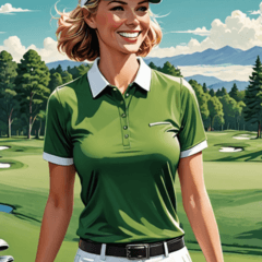 Graceful Female Caddie