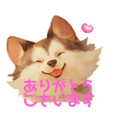 Cute dog stickers with everyday phrases!