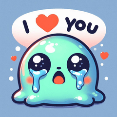 Teary Slime Stickers@SFW